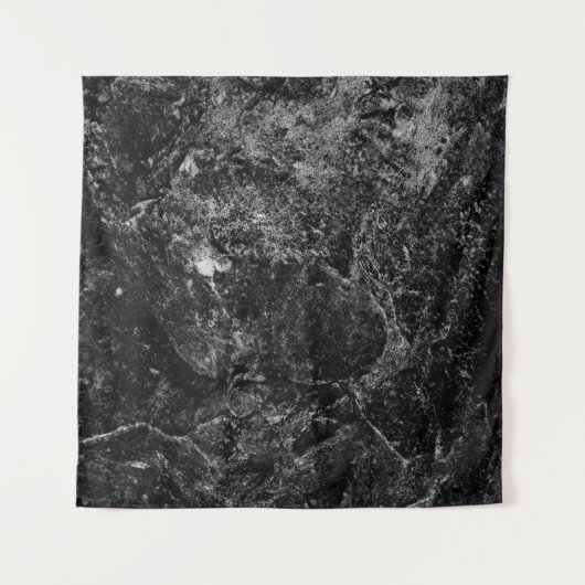 白黒抽象芸術絵画 タペストリー (正面)