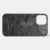 白黒抽象芸術絵画 Case-Mate iPhoneケース (裏面 (横))