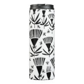 白黒抽象芸術花:パタエレガントーン タンブラー (裏面)