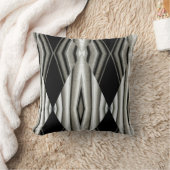 白黒抽象芸術装飾用クッション クッション (ブランケット)