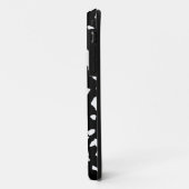 白黒抽象芸術迷彩携帯ケース Case-Mate iPhoneケース (裏面/左)