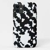 白黒抽象芸術迷彩携帯ケース Case-Mate iPhoneケース (裏面)