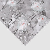 白黒抽象芸術雪花ティッシュペーパー 薄葉紙 (詳細)