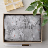 白黒抽象芸術雪花ティッシュペーパー 薄葉紙 (ギフト)