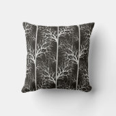 白黒抽象芸術 クッション (裏面)
