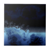 白黒抽象芸術 タイル (正面)