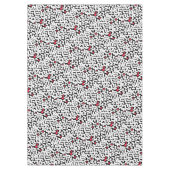 白黒抽象芸術 テーブルクロス (正面)