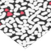 白黒抽象芸術 テーブルクロス (アングル)