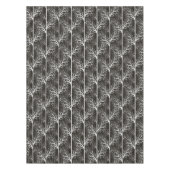 白黒抽象芸術 テーブルクロス (正面)