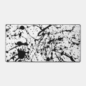 白黒抽象芸術 デスクマット (正面)