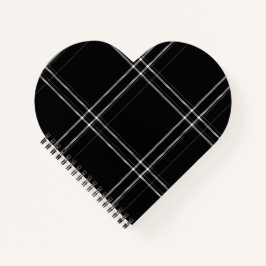 白黒抽象芸術 ノートブック