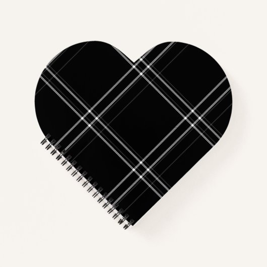 白黒抽象芸術 ノートブック (正面)