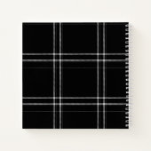 白黒抽象芸術 ノートブック (裏面)