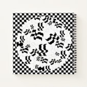 白黒抽象芸術 ノートブック (裏面)