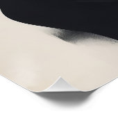 白黒抽象芸術 ポスター (コーナー)