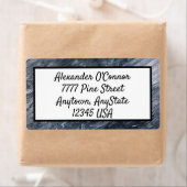 白黒抽象芸術 ラベル (インサイチュ)