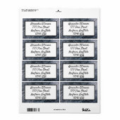 白黒抽象芸術 ラベル (フルシート)