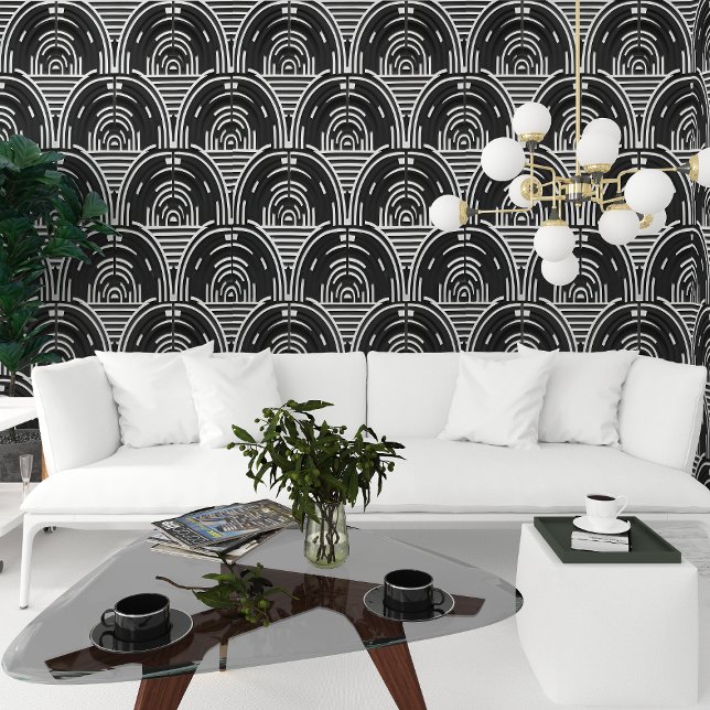 白黒抽象芸術 壁紙 (クリエイターアップロード済み)