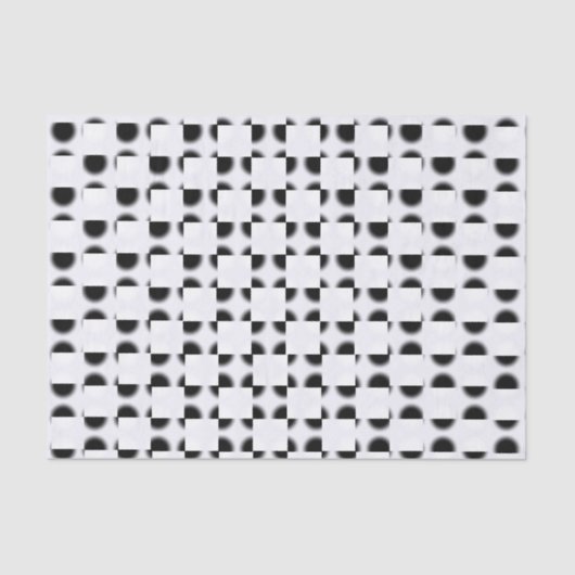 白黒抽象芸術 薄葉紙 (正面)