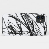 白黒抽象芸術 Case-Mate iPhoneケース (裏面(横))