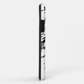 白黒抽象芸術 Case-Mate iPhoneケース (裏面/右)