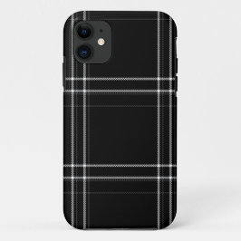 白黒抽象芸術 iPhone 11 ケース