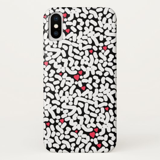 白黒抽象芸術 Case-Mate iPhoneケース (裏面)