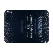 白黒招待状 マグネット (横)