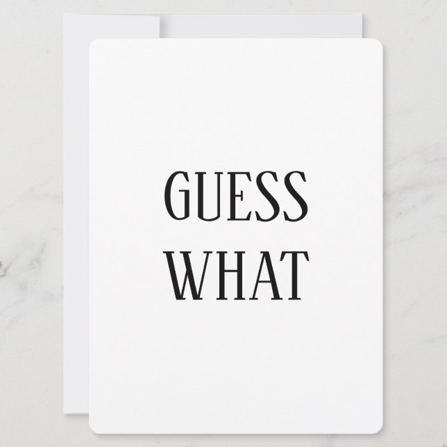 白黒推測どのような妊娠の発表 (正面)