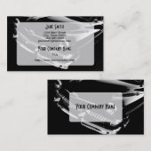 白黒改造しました 名刺 (正面/裏面)