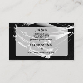 白黒改造しました 名刺
