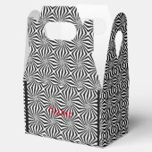 白黒放射パターンThunder_Cove フェイバーボックス (オープン)