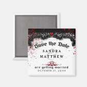 白黒救日結婚付 マグネット (正面/裏面)