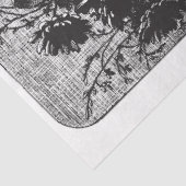 白黒数々のモティフデクページ紙 薄葉紙 (詳細)