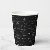 白黒数学 紙コップ (正面)