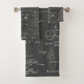 白黒数式グラフィックス バスタオルセット (インサイチュ)