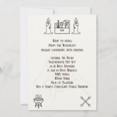 白黒整備士招待状 招待状 (裏面)