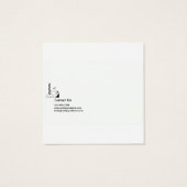 白黒文字清掃シンプルサービス (裏面)