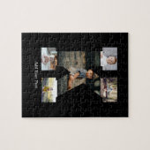 白黒文字Kフォトコラージュ ジグソーパズル (横)