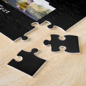 白黒文字Kフォトコラージュ ジグソーパズル (側面)