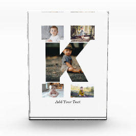 白黒文字Kフォトコラージュ フォトブロック