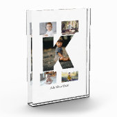 白黒文字Kフォトコラージュ フォトブロック (左)