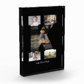 白黒文字Kフォトコラージュ フォトブロック (左)