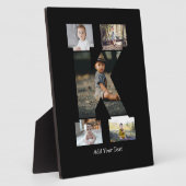 白黒文字Kフォトコラージュ フォトプラーク (側面)