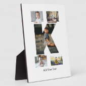 白黒文字Kフォトコラージュ フォトプラーク (側面)