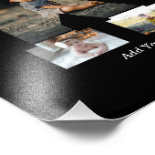 白黒文字Kフォトコラージュ フォトプリント            (角)