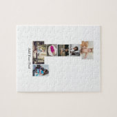 白黒文字Lフォトコラージュ ジグソーパズル (横)