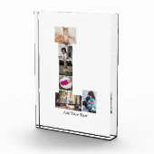 白黒文字Lフォトコラージュ フォトブロック (右)