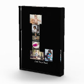 白黒文字Lフォトコラージュ フォトブロック (右)