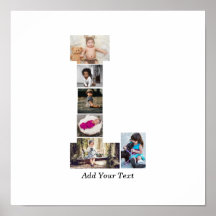 白黒文字Lフォトコラージュ